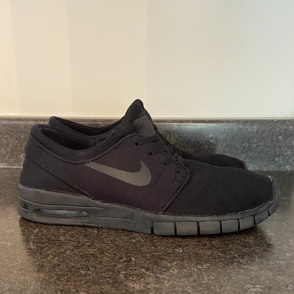 Nike SB Stefan Janoski Max 'Triple Black' - Size 8 - Picture 2 of 9